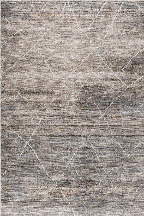 Pastel Halı Petra E008A Krem Gri Salon Oturma Yatak Odası Halısı - Image 1