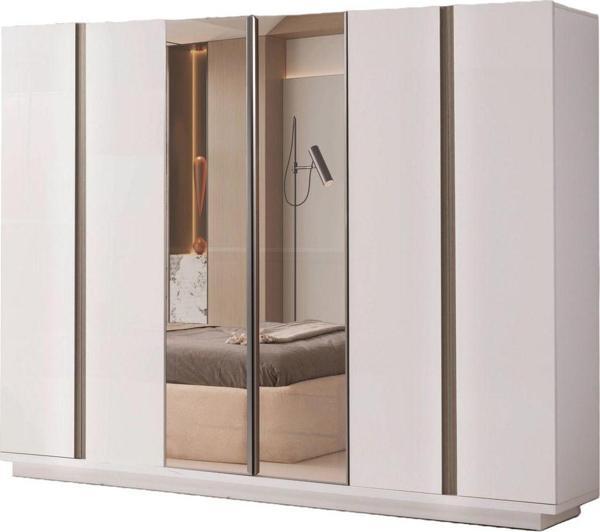 Miami 6 Kapaklı Gardırop %100 Mdf | Ücretsiz Teslimat Ve Kurulum Avm 24 - Image 1