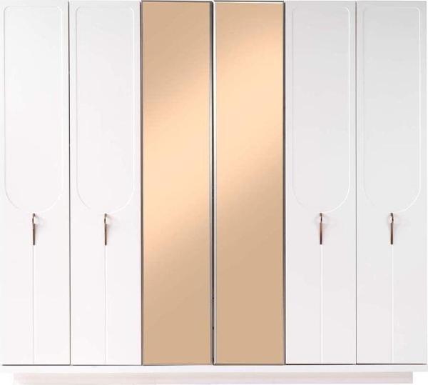 Vermont 6 Kapaklı Gardırop %100 Mdf | Ücretsiz Teslimat Ve Kurulum Avm 24 - Image 1