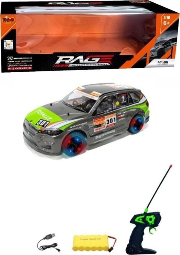TOYCRAFT VelocityX  1:10 Ölçekli Şarjlı Uzaktan Kumandalı Yarış Arabası 10–15 km/h - Image 1