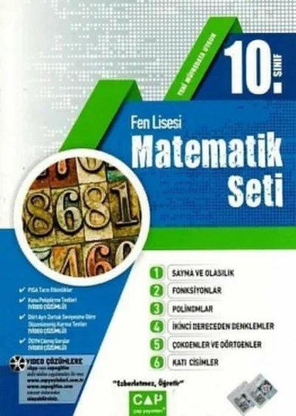 10.Sınıf Matematik Fen Lisesi Set - Çap Yayınları - Image 1