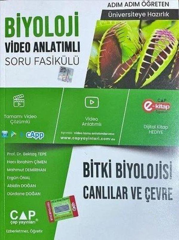 Biyoloji Bitki Biyoloji Canlılar ve Çevre Konu Anlatımlı Soru Bankası - Çap Yayınları - Image 1