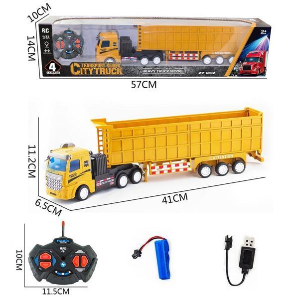 Oyuncak Işıklı Kumandalı Şarjlı Taşıyıcı Tır - LA011-1 - Image 1