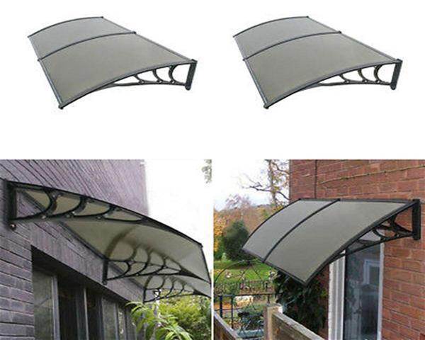 Kapı Üstü Pratik Sundurma 240 X 100 cm Siyah - Image 1