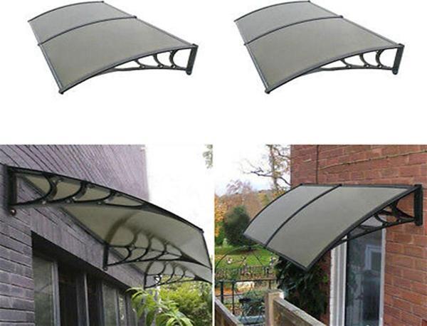 Kapı Üstü Pratik Sundurma 240 X 100 cm Siyah - Image 1