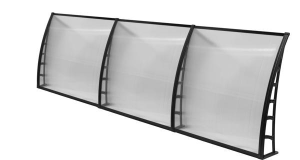 COSMOS Kapı Pencere Üstü Pratik Sundurma 105X360 - Şeffaf - Image 1