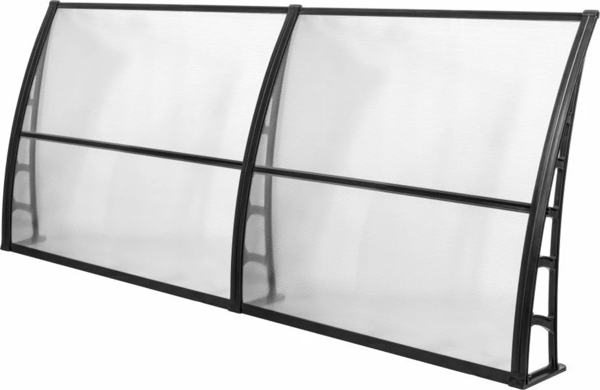 LUPIN Kapı Pencere Üstü Pratik Sundurma 105x240 - Şeffaf - Image 1