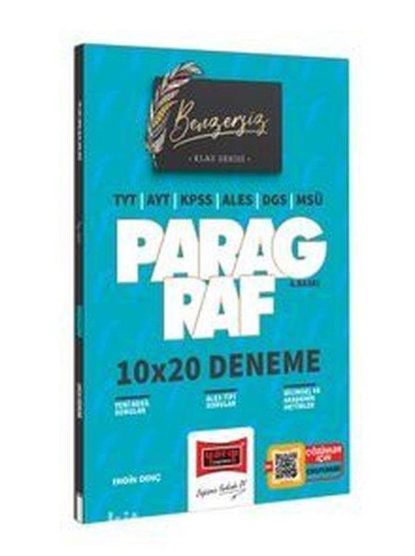 TYT AYT KPSS ALES DGS MSÜ Klas Serisi Benzersiz Paragraf 10x20 Deneme - Yargı Yayınları - Image 1
