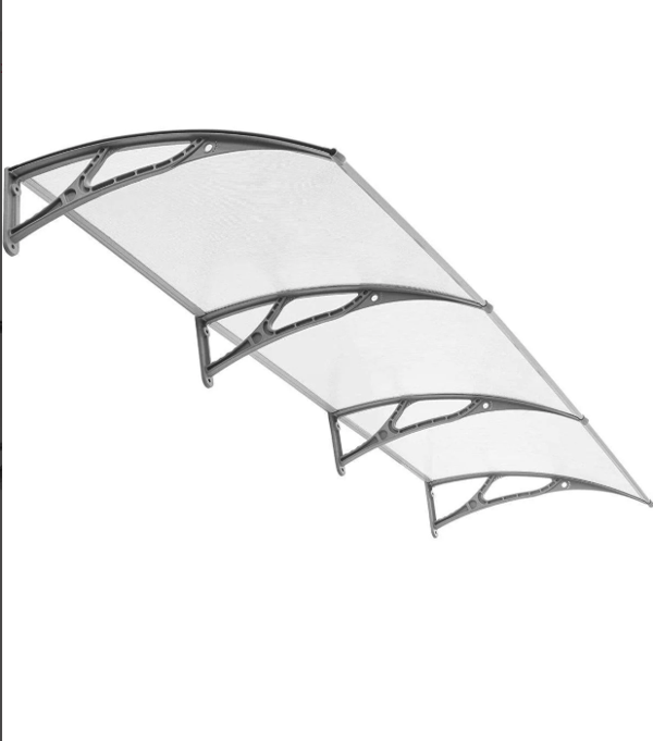 Kapı Üstü Pratik Sundurma 360 X 80 Cm Gri - Image 1
