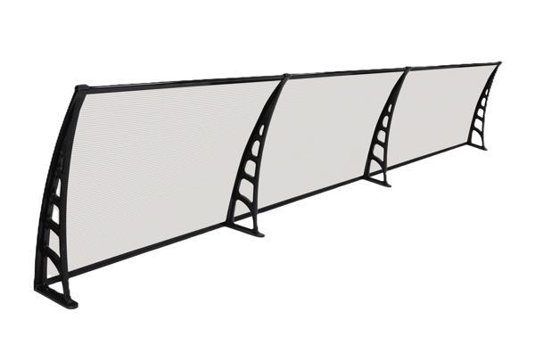 CROCUS Kapı Pencere Üstü Pratik Sundurma 80×360 – Şeffaf - Image 1