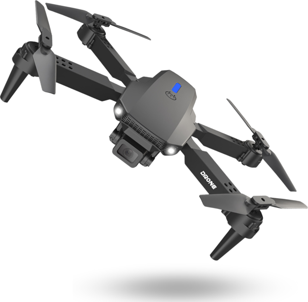 Büro Ev Ofis Hediyesi için 25X20X5.5CM Led Işıklı 4K Çift Kameralı Drone - Image 1