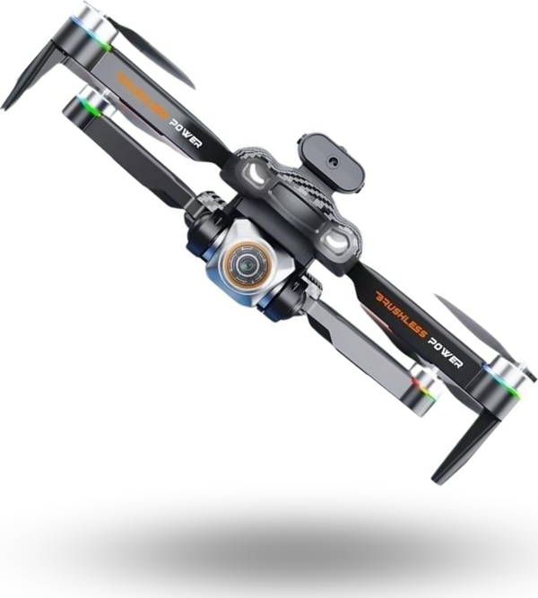 Büro Ev Ofis Hediyesi için 9X7X3CM Led Işıklı 4K Kameralı Micro Drone - Image 1