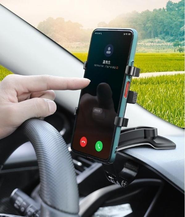 Araba Gösterge Üstüne Takılan 360 Oynar Başlıklı Telefon Tutucu - Image 1