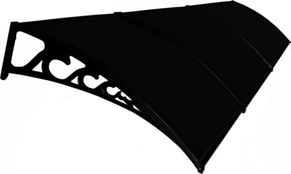 Pratik Sundurma Kapı Pencere Üstü 100x450 cm Siyah - Image 1