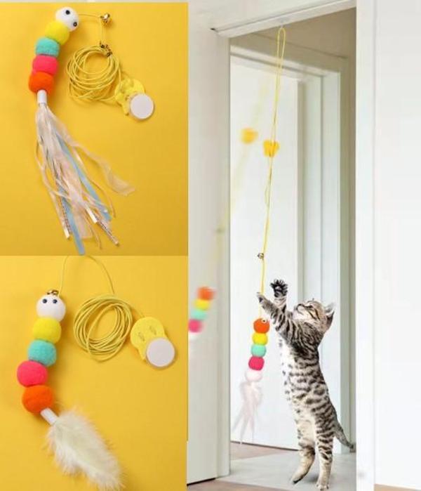 Elastik Kendinden Yapışkanlı Solucan Kedi Oltası - Image 1