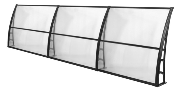 LUPIN Kapı Pencere Üstü Pratik Sundurma 105x360 - Şeffaf - Image 1