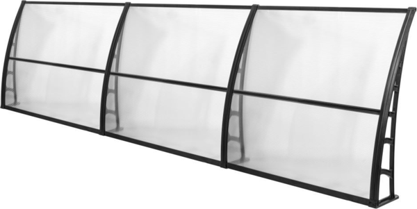 LUPIN Kapı Pencere Üstü Pratik Sundurma 105x360 - Şeffaf - Image 1