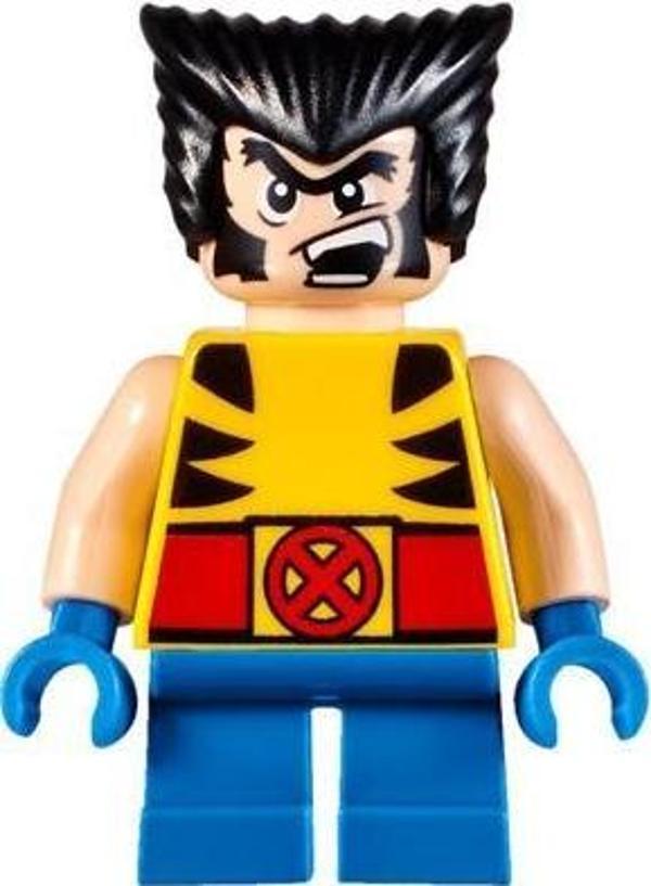Lego Minifigür Wolverine Hair Short Legs sh0364 - Image 1