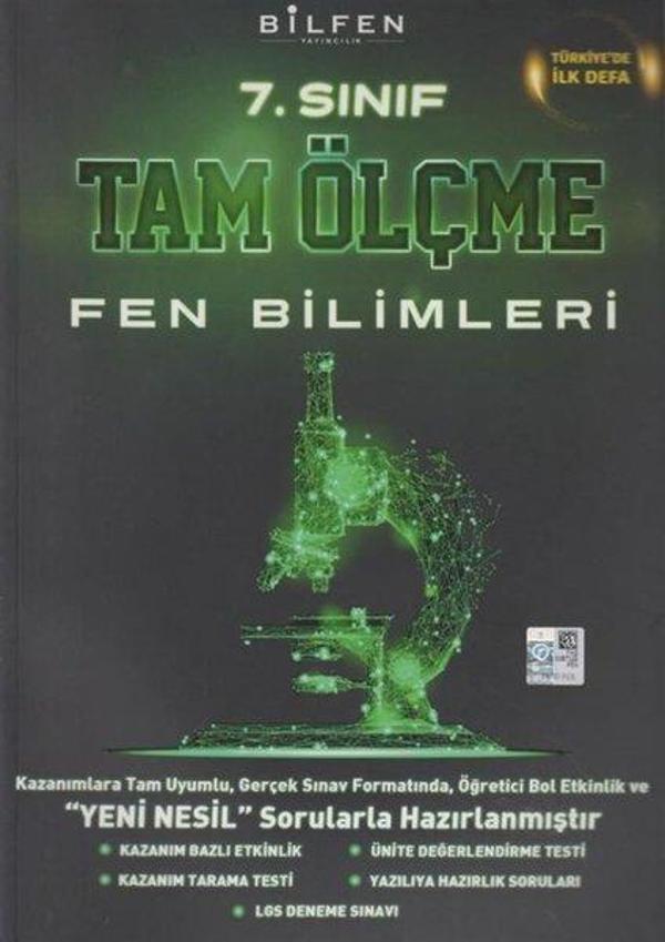 7.Sınıf Fen Bilimleri Tam Ölçme - Bilfen Yayınları - Image 1