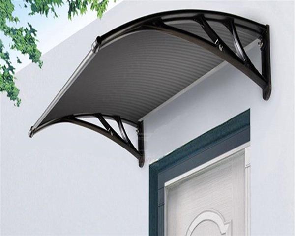 Kapı Üstü Pratik Sundurma 120 X 100 cm Siyah - Image 1
