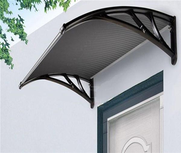 Kapı Üstü Pratik Sundurma 120 X 100 cm Siyah - Image 1