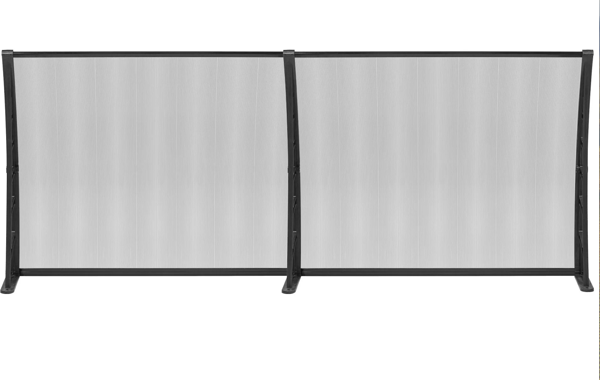 COSMOS Kapı Pencere Üstü Pratik Sundurma 105x240 - Şeffaf - Image 1