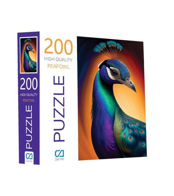 Tavus Kuşu Puzzle 200 Parça - Image 1