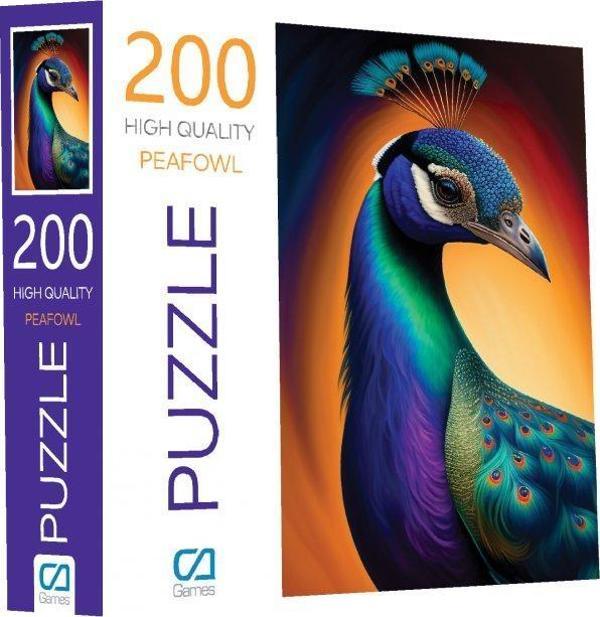 Tavus Kuşu Puzzle 200 Parça - Image 1