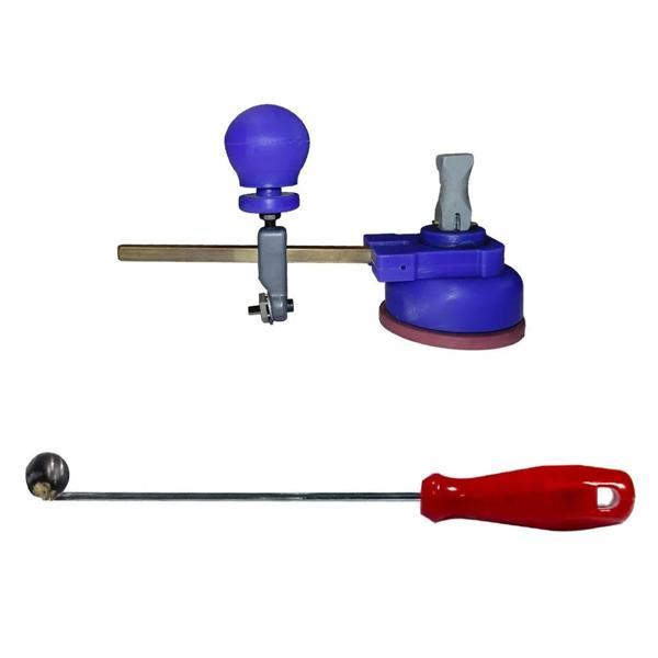 Nikken Rulmanlı Açılı Doğalgaz Isıcam Menfez Açma Seti, Cam Pergel 25 cm + Tokmak - Image 1