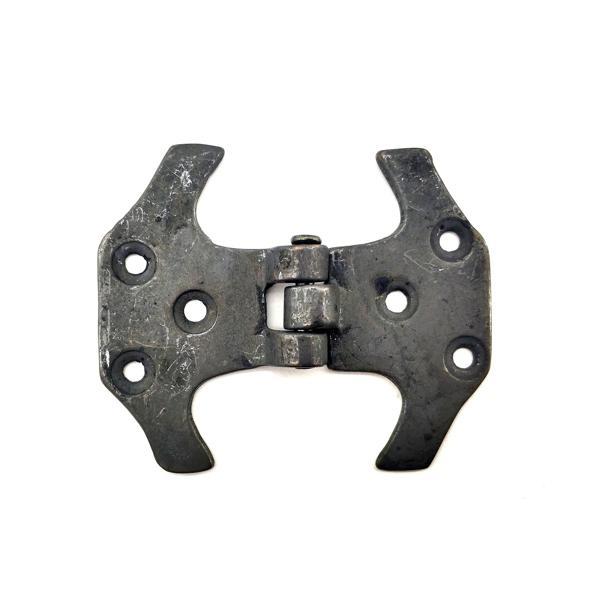 Antika Tarz Dekoratif Pirinç Fit Menteşe - 67 mm, Oksit - Image 1