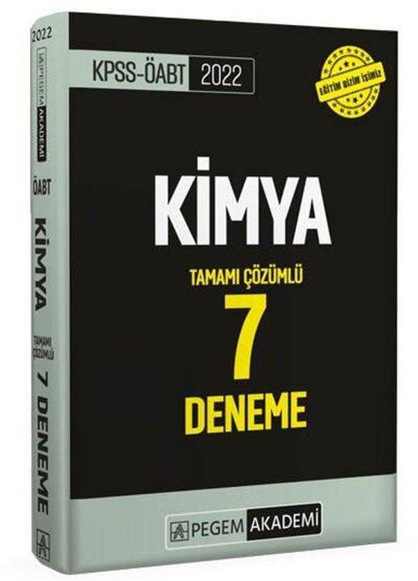 2022 KPSS ÖABT Kimya Tamamı Çözümlü 7 Deneme - Pegem Akademi Yayıncılık - Image 1