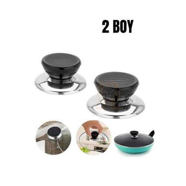 BUĞZ Tencere Tava Tepesi Tencere Tava Kapağı Tutucu 2 Boy - Image 1