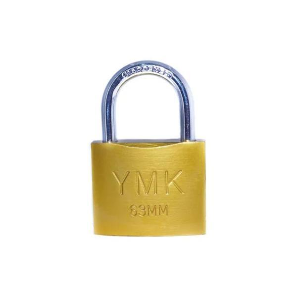 YMK Eko Sarı Boyalı Kısa Kancalı Asma Kilit 38mm - Image 1