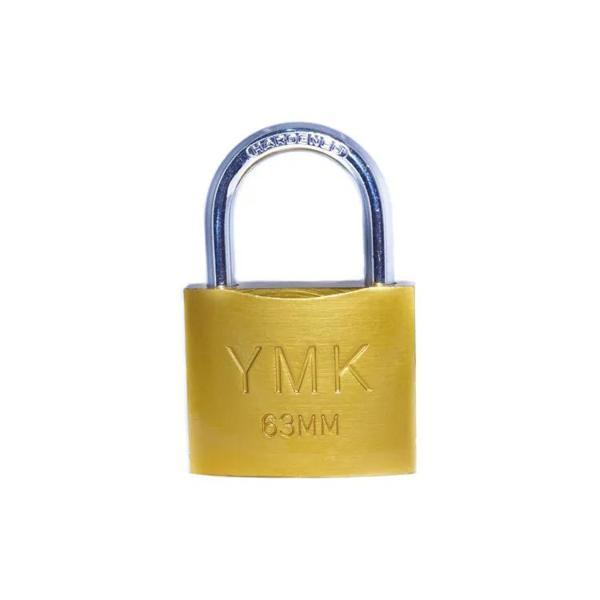 YMK Eko Sarı Boyalı Kısa Kancalı Asma Kilit 20mm - Image 1
