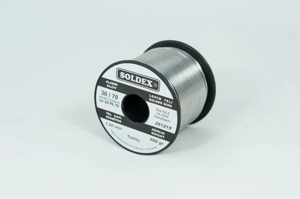Soldex 30-70 Lehim Teli 500 Gr 1,6 mm - Image 1