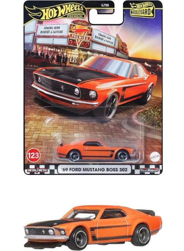 Hot Wheels Boulevard Premium Araçlar 69 FORD MUSTANG BOSS 302 GJT68 - JBL20 - Image 1
