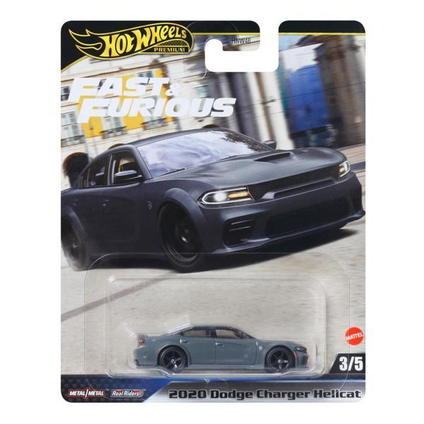 Hot Wheels Fast-Furious Premium Araba 2020 DODGE CHARGER HELLCAT  HNW46 - JBL96 - Image 1