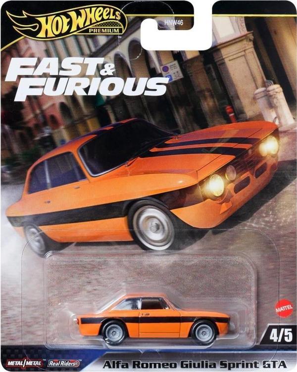 Hot Wheels Fast-Furious Premium Araba ALFA ROMEO GIULIA SPRINT GTA HNW46 - JBM04 - Image 1