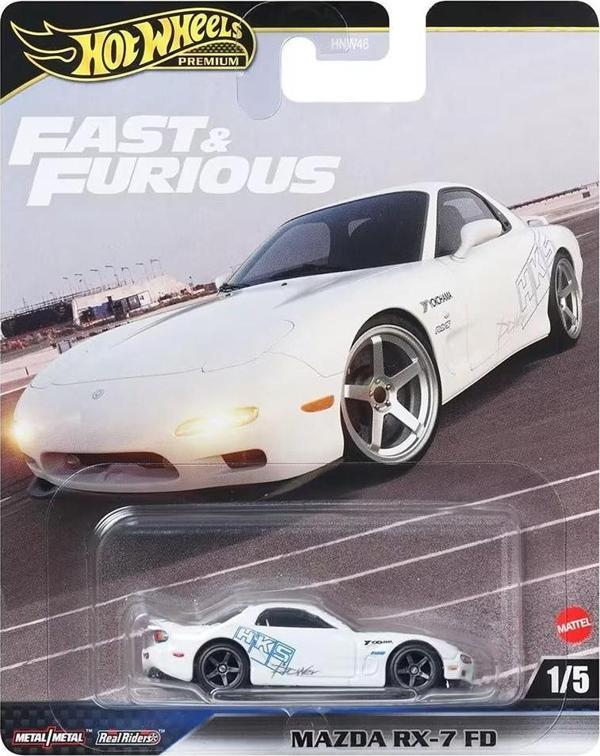 Hot Wheels Fast-Furious Premium Araba MAZDA RX-7 FD  HNW46 - JBL93 - Image 1