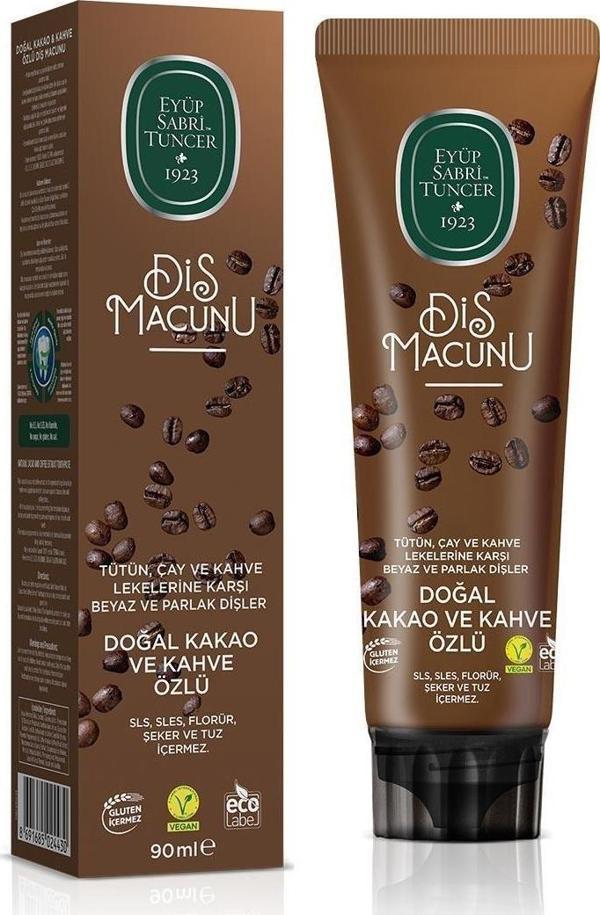 Doğal Kakao ve Kahve Özlü Diş Macunu 90 ml - Image 1