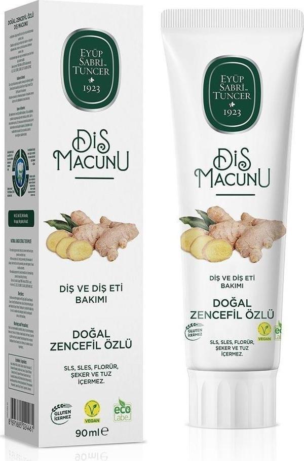 Doğal Zencefil Özlü Diş Macunu 90 ml - Image 1