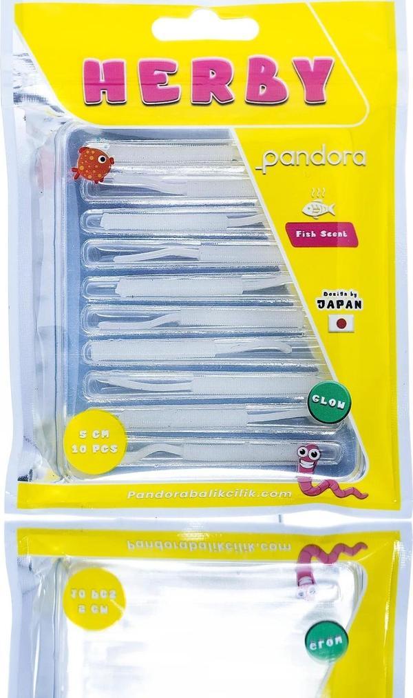 Pandora Herby LRF Silicon 5cm 10'lu Renk: Ghost - Image 1