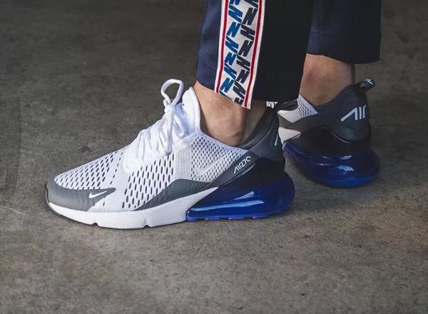 NİKE AİR MAX 270 BEYAZ GRİ MOR SNEAKER AYAKKABI(ÜRÜN DAR KALIPTIR BİR NUMARA BÜYÜK SİPARİŞ VERİNİZ) - Image 1
