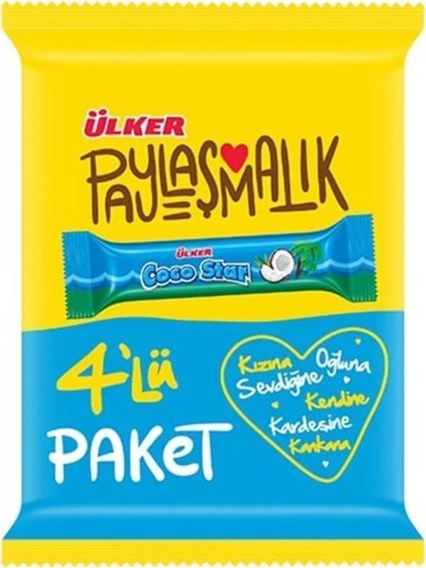 Ülker Cocostar 4'lüX4 Paket 100 Gr - Image 1