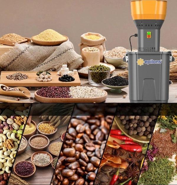 Epilons Pro 1300w Elektrikli Tahıl Ve Baharat Öğütücü – 0,6-8 Mm Ayarlanabilir Granül, Paslanmaz Çel - Image 1