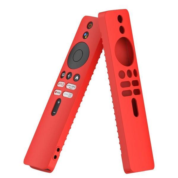 Xiaomi XIMR-M8 4S 4K MiBox Kumanda Uyumlu Silikon Koruma Kılıfı - Kırmızı - Image 1