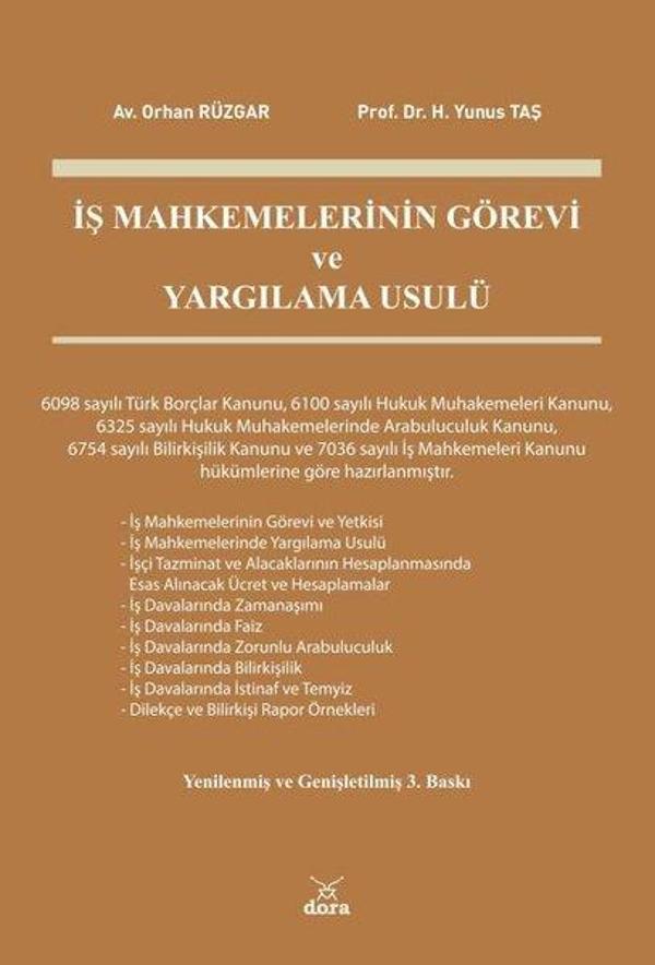 İş Mahkemelerinin Görevi ve Yargılama Usulü - Dora Yayıncılık - Image 1