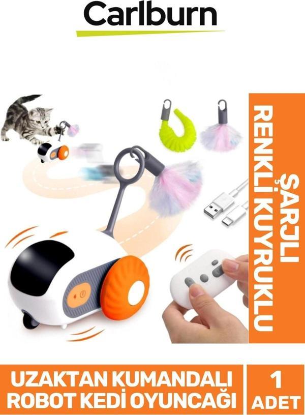 Özel Üretim Şarjlı Etkileşimli Renkli Kuyruk Aparatlı Aktivite Uzaktan Kumandalı Robot Kedi Oyuncağı - Image 1