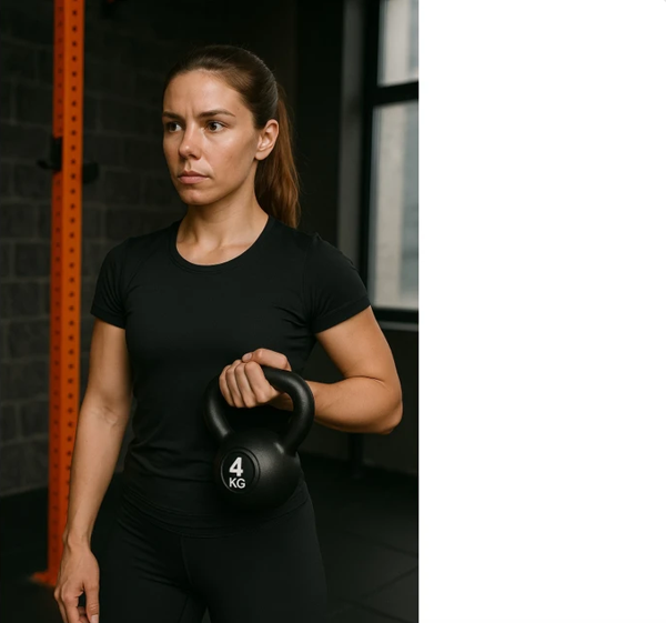 Fischer 4 Kg Çaydanlık Tipi Dambıl Kettlebell Ağırlık - Image 1