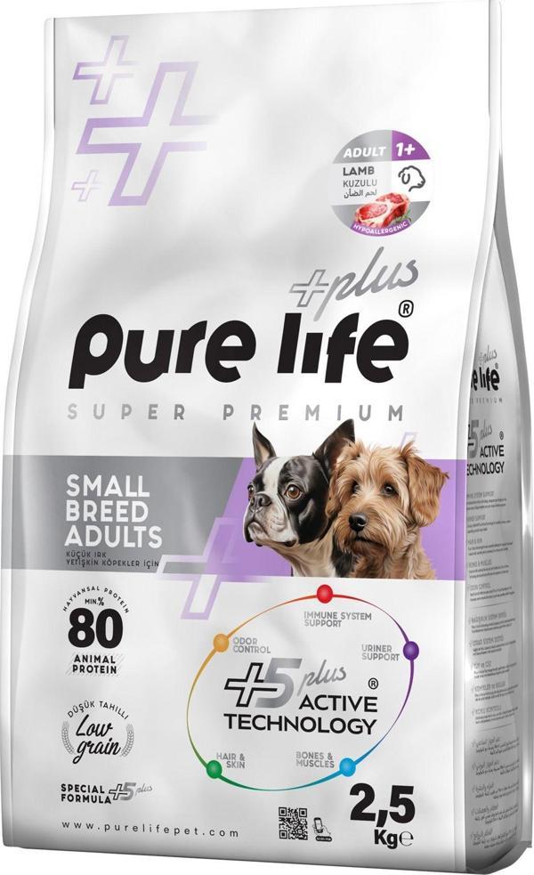 Plus Kuzulu Küçük Irk Yetişkin Köpek Maması 2.5 Kg - Image 1